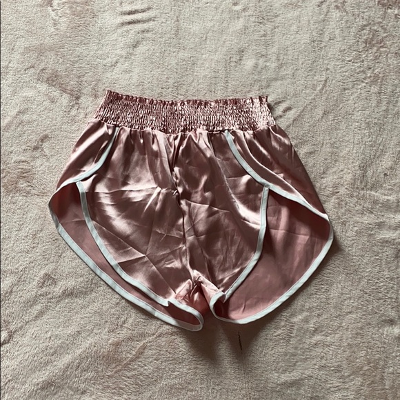 high waisted pyjama shorts